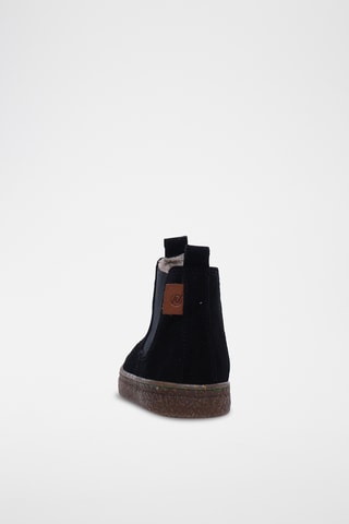 Bottines Chelsea en nubuck Figus - Noir