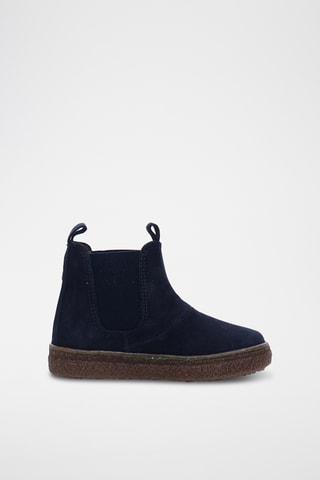Bottines Chelsea en nubuck Figus - Bleu marine