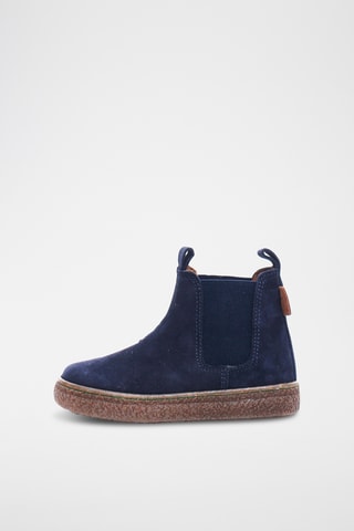 Bottines Chelsea en nubuck Figus - Bleu marine