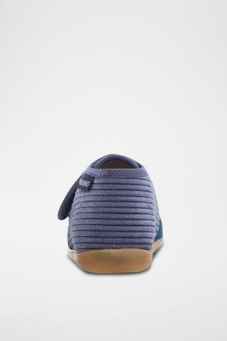 Bottines en velours Home - Bleu