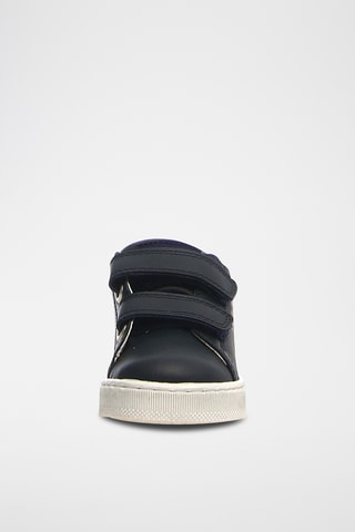 Baskets en cuir Corrason - Bleu marine