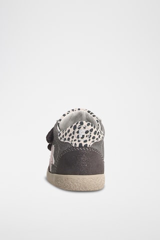 Baskets en nubuck Alnoite - Rose et gris foncé