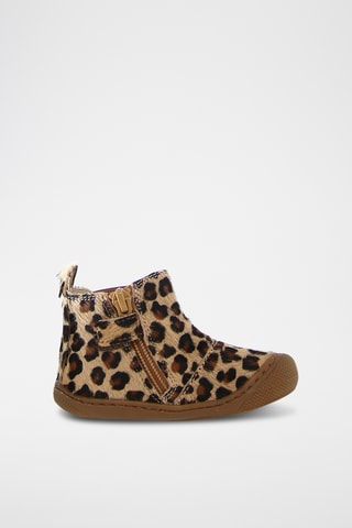 Bottines en cuir de cheval Sally - Beige