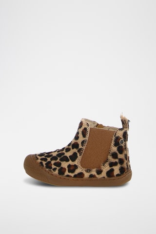 Bottines en cuir de cheval Sally - Beige