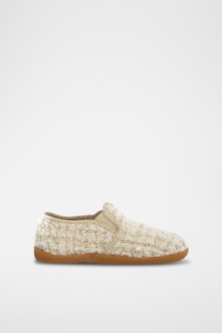 Slip-on en tweed Zahria - Ecru