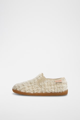 Slip-on en tweed Zahria - Ecru