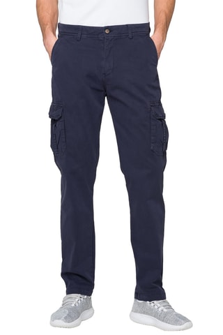 Cargobroek Slim Jasper - Marineblauw