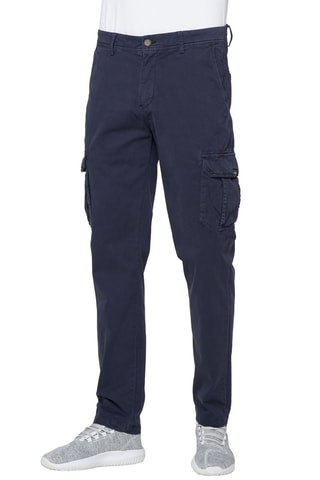 Cargobroek Slim Jasper - Marineblauw