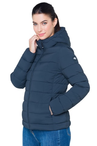 Gewatteerde Jas met Capuchon Arcadia - Blauw