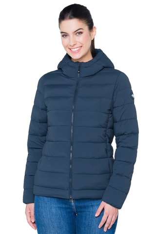 Gewatteerde Jas met Capuchon Arcadia - Blauw