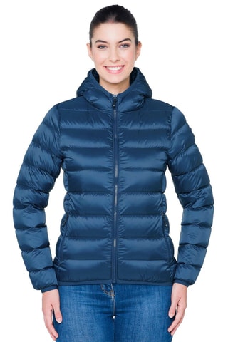 Gewatteerde Jas met Capuchon Chloé - Blauw