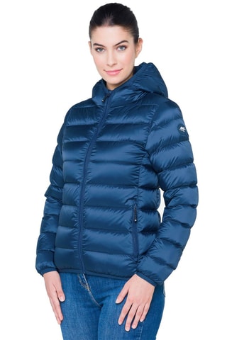 Gewatteerde Jas met Capuchon Chloé - Blauw