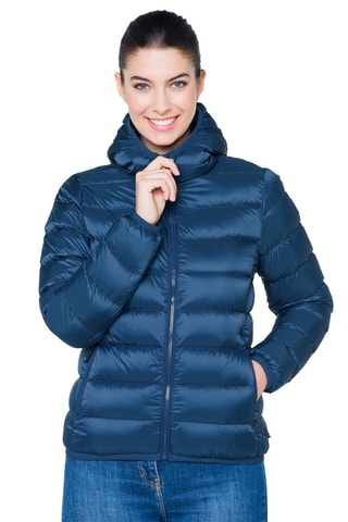 Gewatteerde Jas met Capuchon Chloé - Blauw