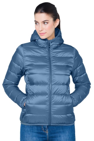 Gewatteerde Jas met Capuchon Chloé - Blauw