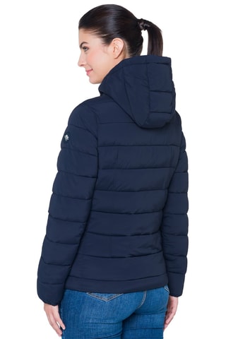 Gewatteerde Jas met Capuchon Arcadia Marineblauw