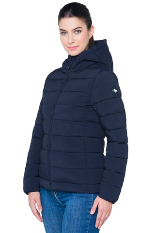 Gewatteerde Jas met Capuchon Arcadia Marineblauw