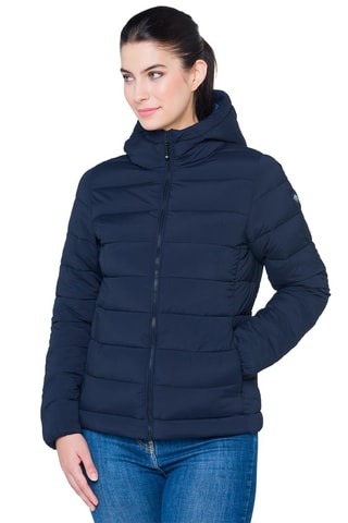 Gewatteerde Jas met Capuchon Arcadia Marineblauw