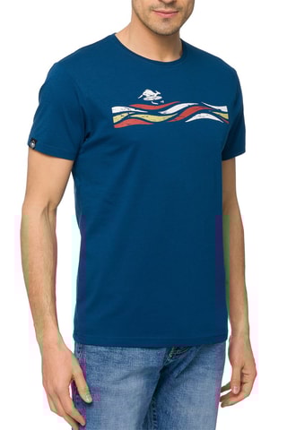 T-shirt Twister - Donkerblauw