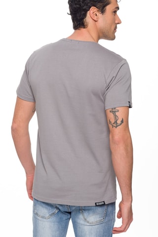T-shirt regular Tamahee - Lichtgrijs