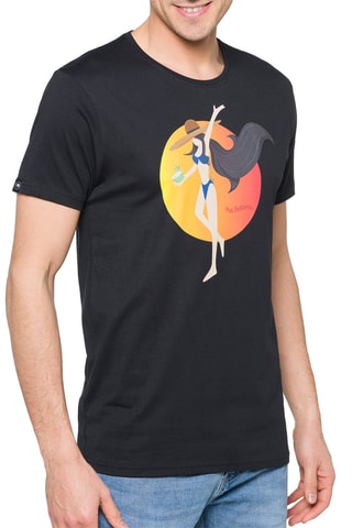 T-shirt regular Tangerine - Zwart