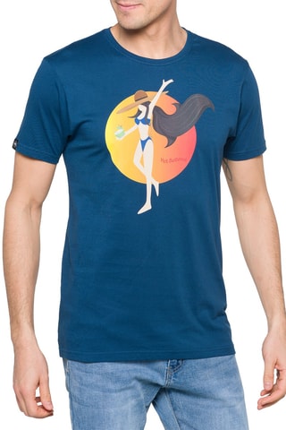 T-shirt Tangerine - Indigoblauw