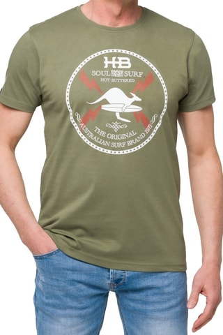 T-shirt Regular Soulsurf - Groen