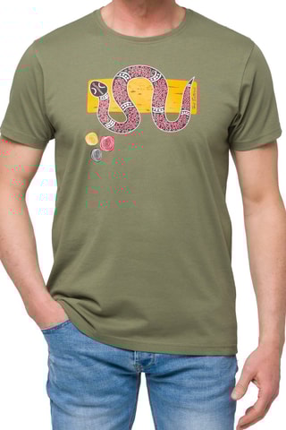 T-shirt regular - Groen