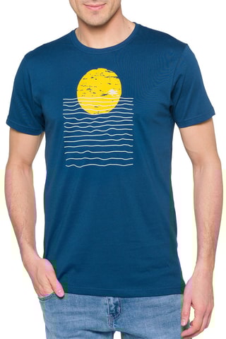 T-shirt Regular Heatwave - Indigoblauw