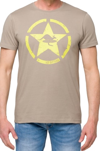 T-shirt Regular Goldenbreed - Beige en Geel