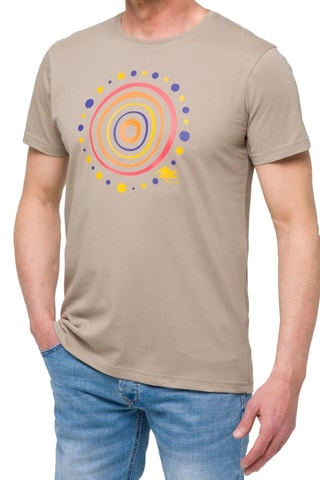 Regular T-shirt Aboriginal - Beige