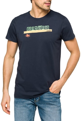 T-shirt Tikisurf - marineblauw