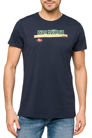 T-shirt Tikisurf - marineblauw
