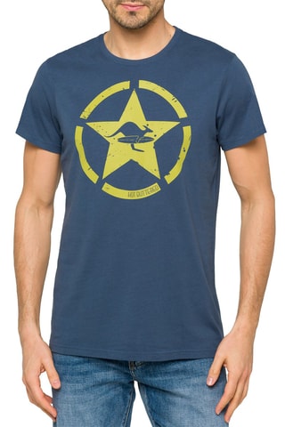 T-shirt- Indigoblauw