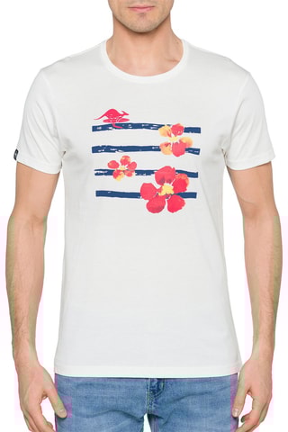 T-shirt regular Marvel - Wit