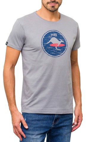 T-shirt Venice Lichtgrijs