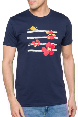 T-shirt Marvel Marineblauw