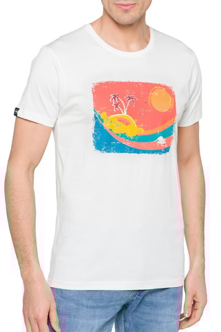 Regular T-shirt Mirage - Wit