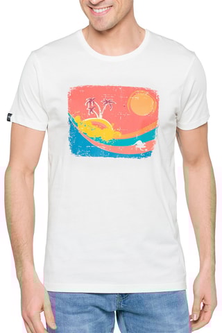 Regular T-shirt Mirage - Wit