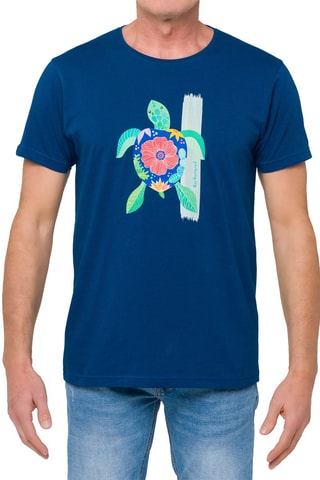 T-shirt Rebel - Blauw