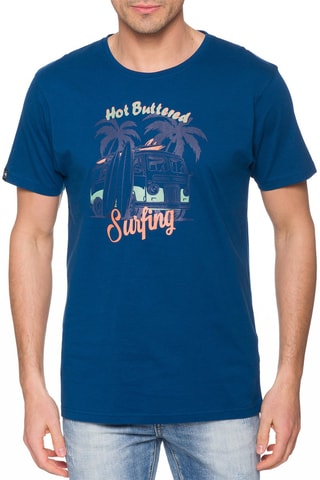 T-shirt Magnetic Donkerblauw