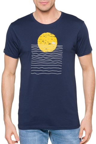 T-shirt Heatwave - marineblauw