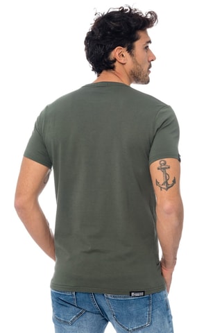 T-shirt Regular Arrow Groen