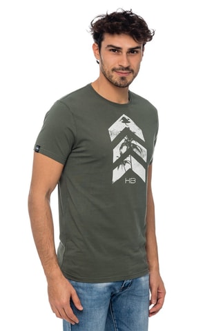 T-shirt Regular Arrow Groen