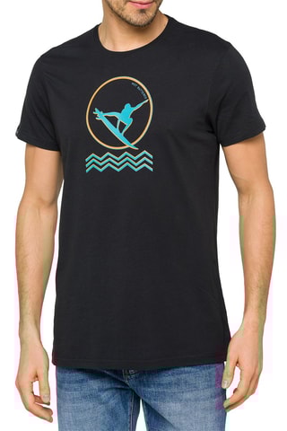 T-shirt Groove - Zwart