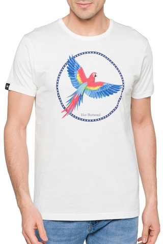 T-shirt Regular Phenix Wit