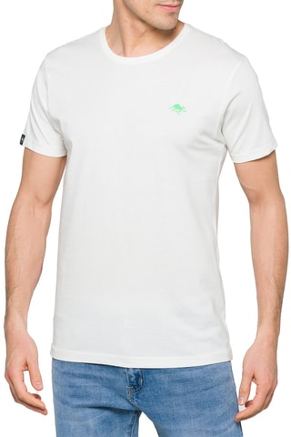 T-shirt Lizard - Wit