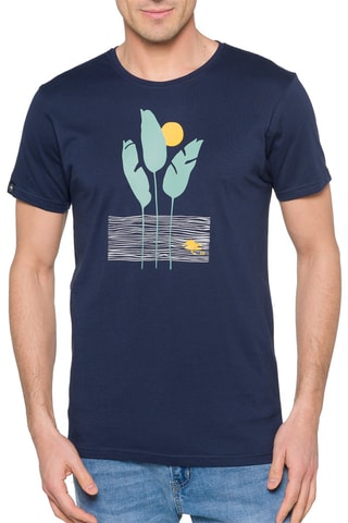 T-shirt regular Lagoon - Marineblauw