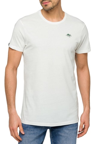 T-shirt Lizard - Wit