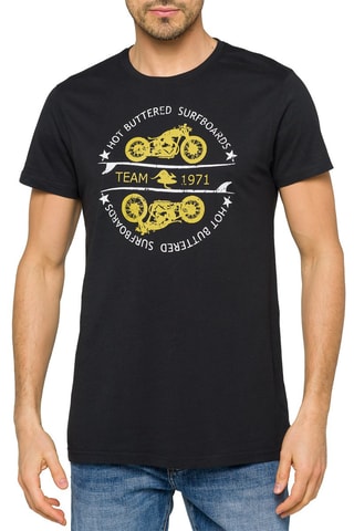 T-shirt regular Thunder - Zwart