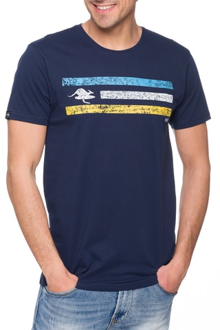 T-shirt California - marineblauw